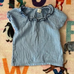 Edge hill collection blue top